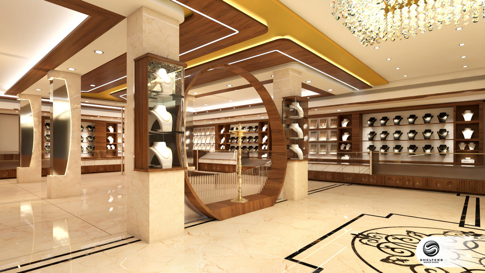 Jewellers shop interior design